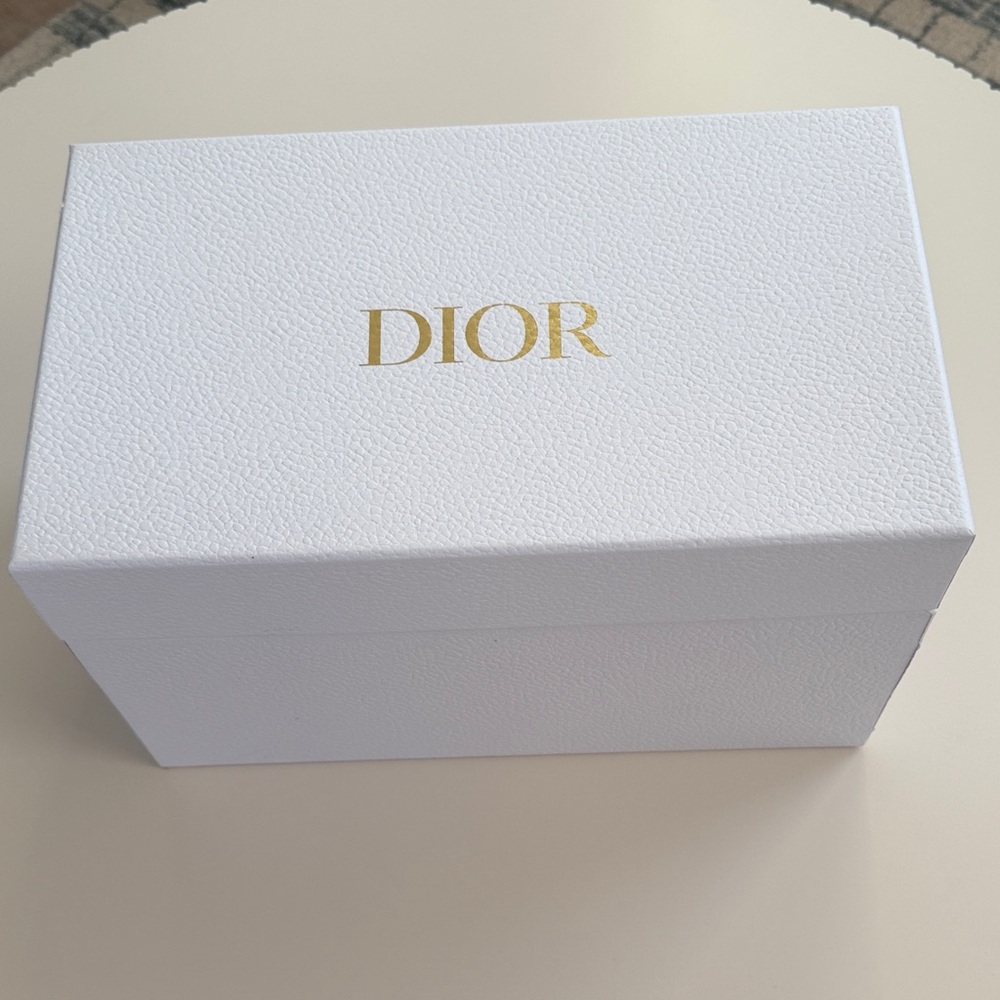 Dior White and Gold Luxury Gift Box